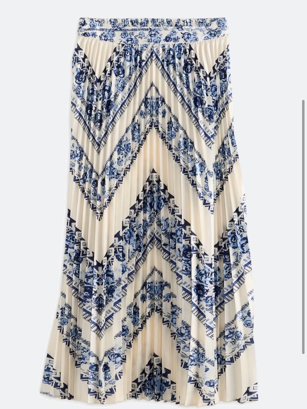 41 Hawthorn Sunny Pleated Satin Skirt